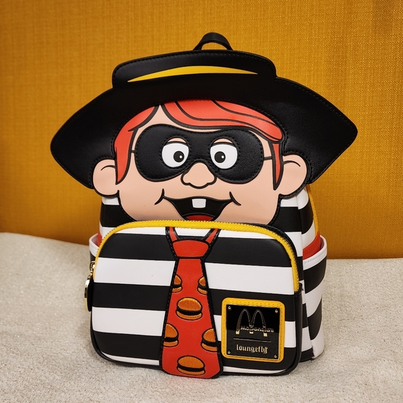 Loungefly McDonald's Hamburglar Cosplay Fast Food Character Mini Backpack NEW - Picture 2 of 14
